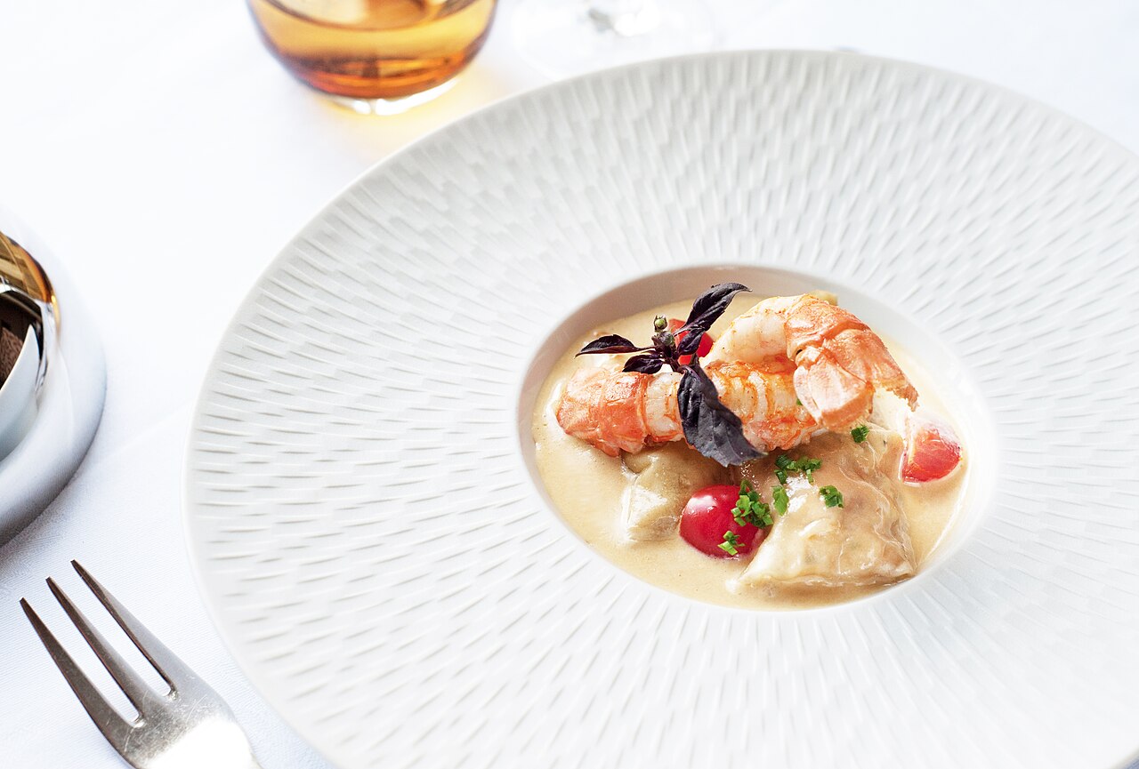 gourmet food plate (foto: Julien Sarazin sjulien / CC0, Wikimedia Commons)