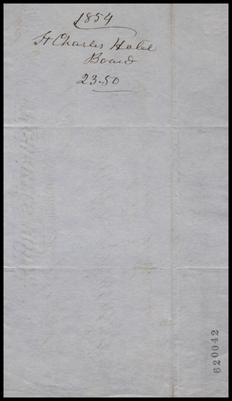 hotel bill receipt
